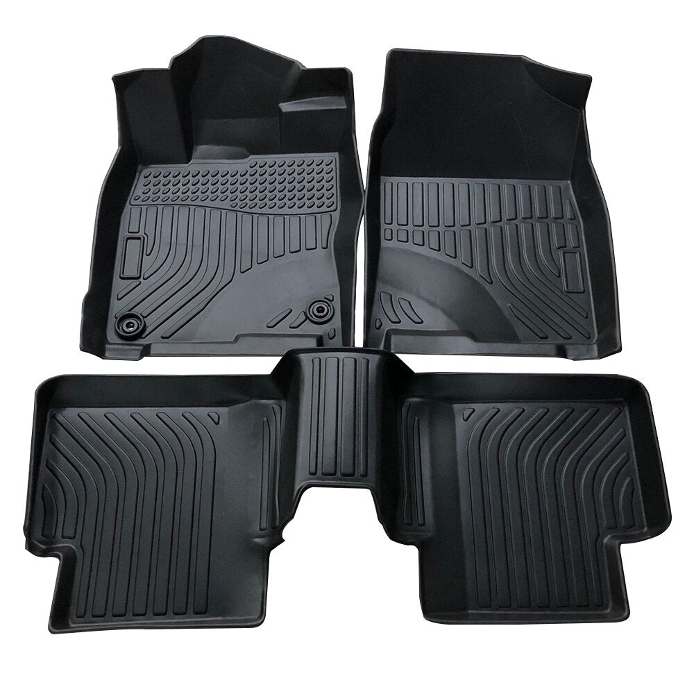 TPE Car Floor Mats For Jeep Cherokee Compass Gladiator Grand Cherokee  Renegade (5-seat)TPE Rubber Carpet All-Weather Protection