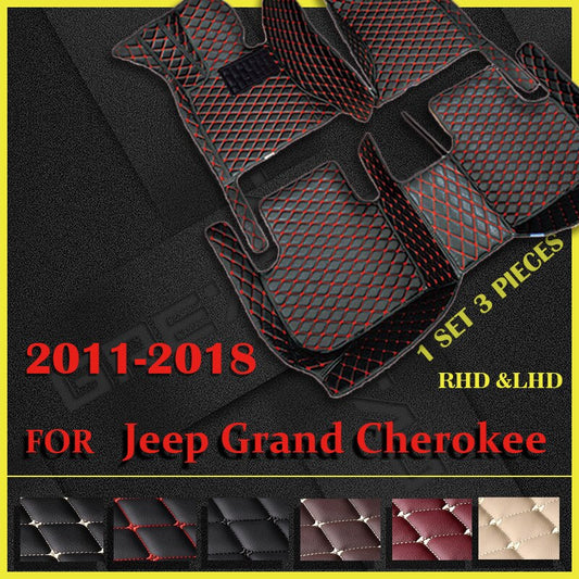 Car floor mats for Jeep Grand Cherokee WK WK2 2011 2012 2013 2014 2015 2016 2017 2018 Custom auto foot Pads