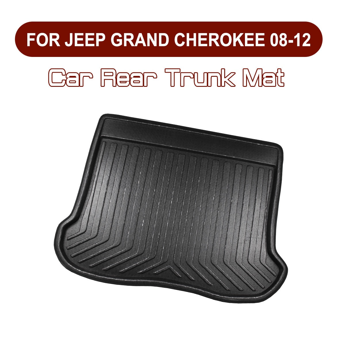 Car Rear Trunk Boot Mat Carpet Anti Mud Cargo Floor Mats For Jeep Compass / Grand Ckerokee / Wrangler / Cherokee / Renegade