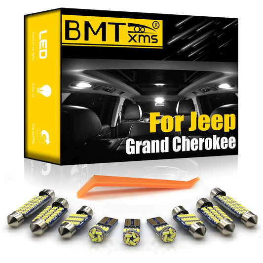 BMTxms For Jeep Grand Cherokee ZJ WJ WK WK2 1993-2020 Canbus Vehicle LED Interior Light Bulbs Kit Car Lighting Accessories