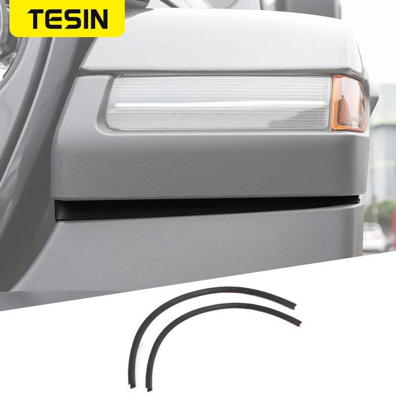 TESIN Car Wheel Eyebrow Protector Decoration Glue Strip For Jeep Wrangler JL 2018+ For Jeep Gladiator JT 2018+ Car Accessories