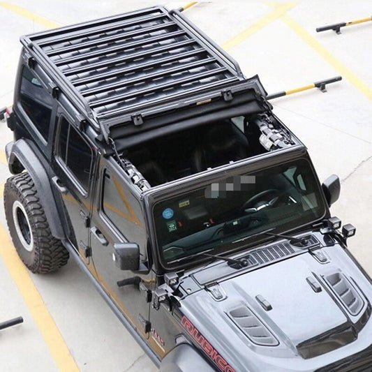 Cargo Carrier Roof Rack Aluminum Alloy for Jeep Wrangler JL 2018+