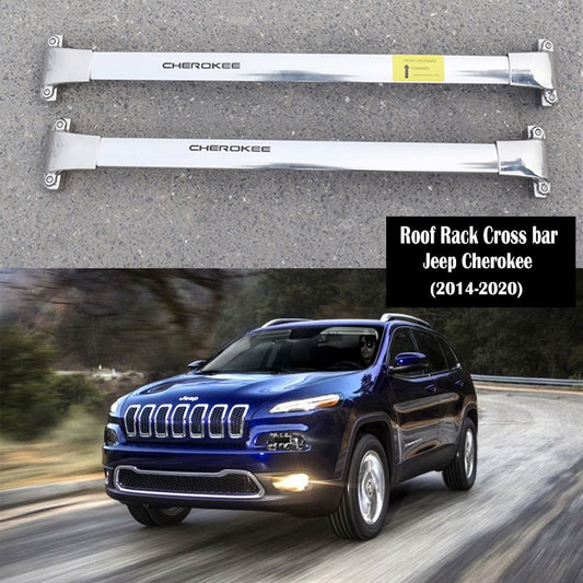 Stainless steel Roof Rack For JEEP Cherokee 2014-2021 Rails Bar Luggage Carrier Bars top Cross bar Rack Rail Boxes