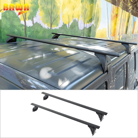 BAWA Car Roof Rack For Jeep Wrangler JL 2018 2019 2020 Aluminum Alloy Luggage Carrier Roof For Car With Lock Exterior Parts