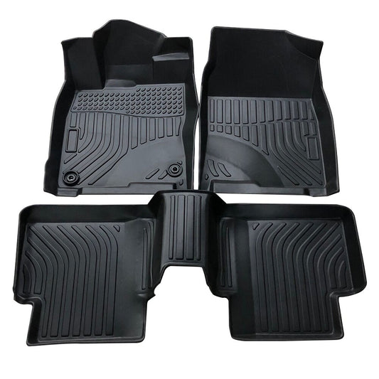 TPE Car Floor Mats For Jeep Cherokee Compass Gladiator Grand Cherokee  Renegade （5-seat）TPE Rubber Carpet All-Weather Protection