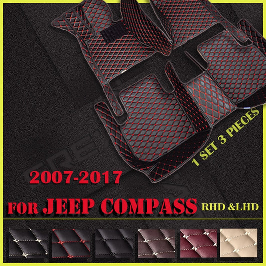 Car floor mats for Jeep Compass 2007 2008 2009 2010 2011 2012 2013 2014 2015 2016 2017 Custom auto foot Pads