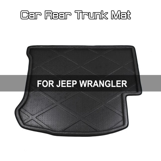 Car Rear Trunk Boot Mat Carpet Anti Mud Cargo Floor Mats For Jeep Compass / Grand Ckerokee / Wrangler / Cherokee / Renegade