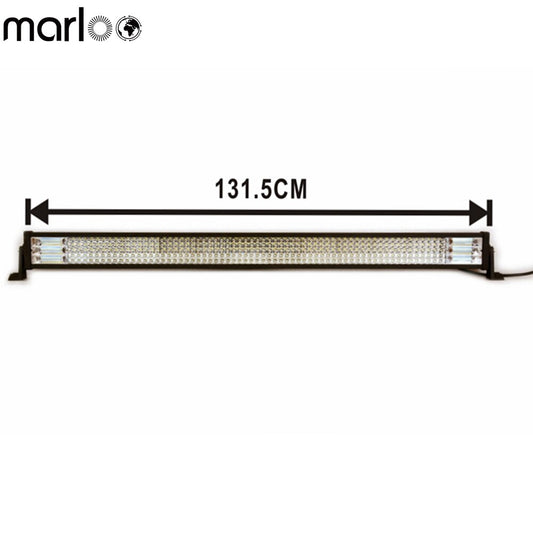 Marloo Super Bright 52" 5 Rows Led Light Bar 1125W Combo Beam For Off Road Jeep ATV AWD SUV 4WD 4x4 RZR CanAm Car accessories